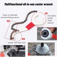 Outil De Maintenance Pour Vélo,Fouet à Chaîne Multifonction Outil De