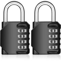 Cadenas Rose à Combinaison 4 Chiffres RESET-060 - Sécurité Pour Casiers Et Valises