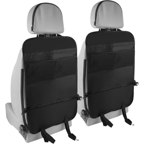 Set di 2 Organizer per Auto, protezione dorsale per auto, proteggi sedile posteriore per bambini, impermeabile anti calpestio, organizer per sedile auto con 2 tasche (1/5)