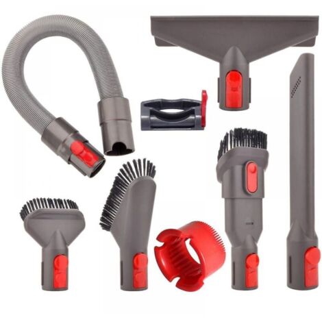 Set di accessori per attrezzi 8 pezzi per Dyson V15 V11 V10 V7 V8 Grigio, accessori per kit combinato Dyson (1/5)