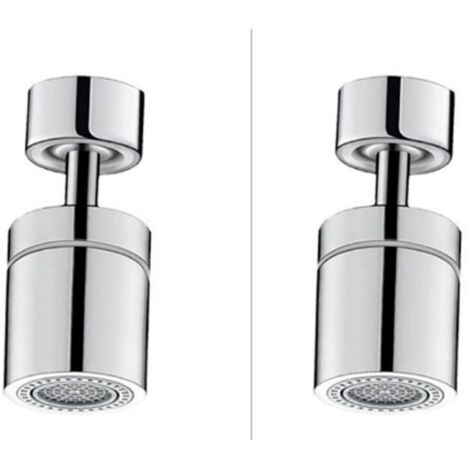 Set di 2 ugelli per rubinetto cucina, filtro universale anti-schizzi, risparmio idrico (1/5)