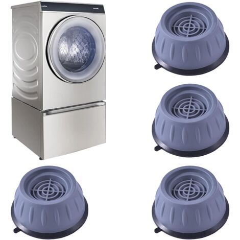 4pcs Tamponi per piede per lavatrice, universale tappetino antiscivolo antivibrazione , cuscinetti/piedini stabilizzatori, supporto per lavatrici, asciugatrici e altri elettrodomestici (1/5)