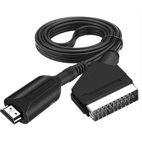 Adaptador de audio y video convertidor de SCART a HDMI para televisor HD/DVD/despertador/PS3/PAL/NTSC Starlight (1/5)
