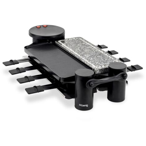 H.KOENIG RP360 RACLETTE 4 EN 1 \ CONVIVIAL DESIGN \,DESCRIPTION : A la recherche d&39une raclette modulable et pratiqueLa raclette H.Koenig RP360 offre une accessibilité parfaite à tous vos convives g