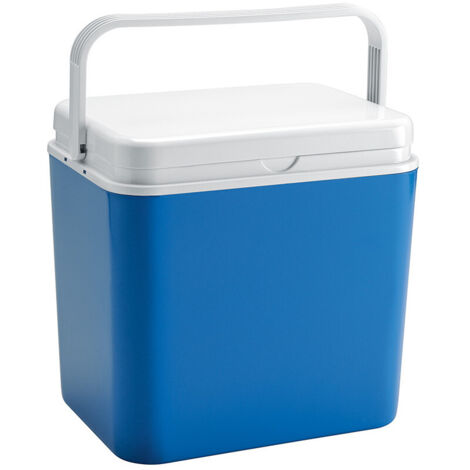 Glacière 30 litres en PVC résistant 39x29,5x39 cm – Poignée ergonomique pour transport facile – Idéale pour camping et pique-nique