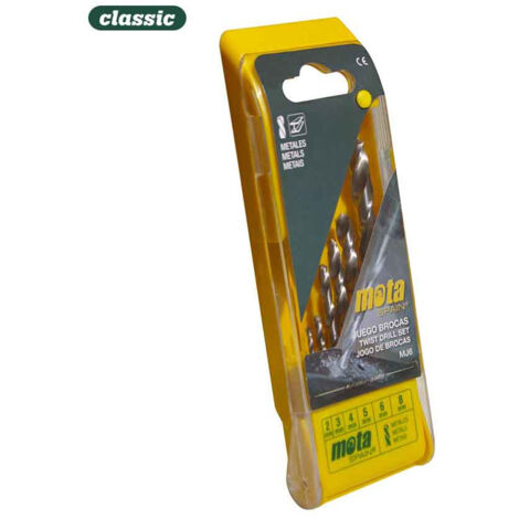 Jeu de 6 forets a.r. pour métal de 2mm à 8mm mj6 (1/3)