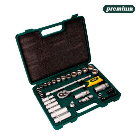 Jeu de bouchons et accessoires. Encl. 3/8", 40 pièces CR.V EK502 MOTA (1/3)