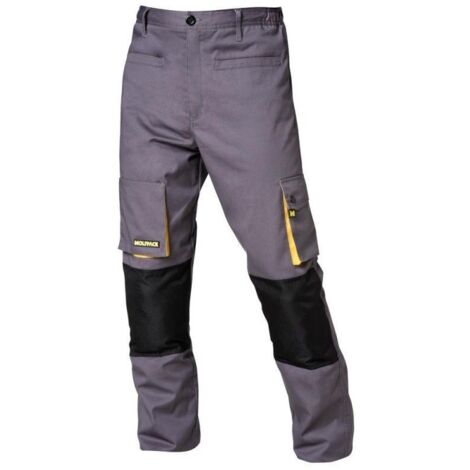 Wolfpack – Pantalon de jardinage long 42/44 M – 65% polyester 35% coton – Zone du genou renforcée – Coutures doubles haute qualité