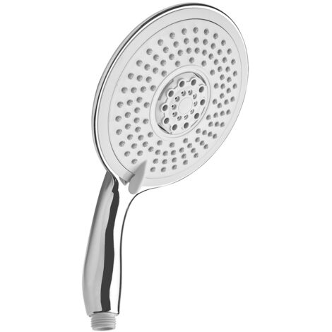 Maurer – Pommeau de douche chromé XXL 5 positions 15 cm – Jet réglable pour confort – Installation facile – Pour douche moderne (1/3)