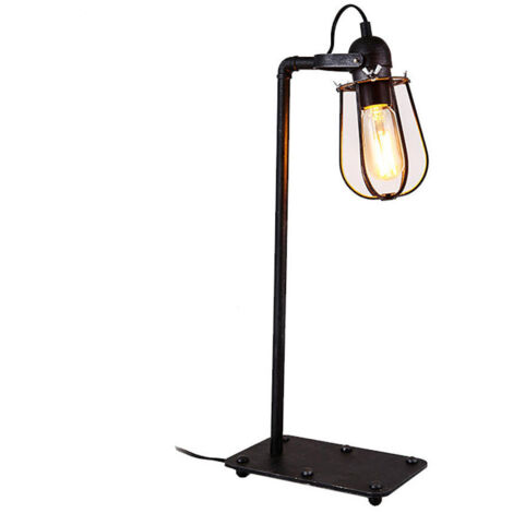 Lampe Table Vintage Edm Style Industriel Métallique E27 - Edm (1/3)