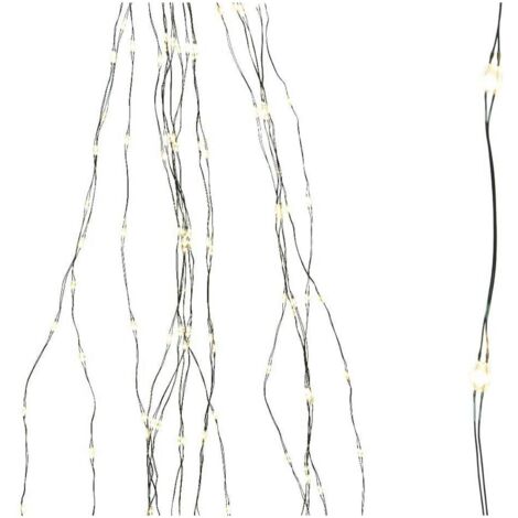 Guirlande micro LED extérieure blanc chaud pour arbre de 180cm 6,8m (longueur) (1/5)