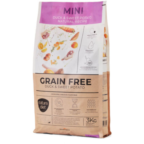 NATURA DIET DOG Wild Instinct Mini sans céréales Canard et patate douce 3 kg (1/2)