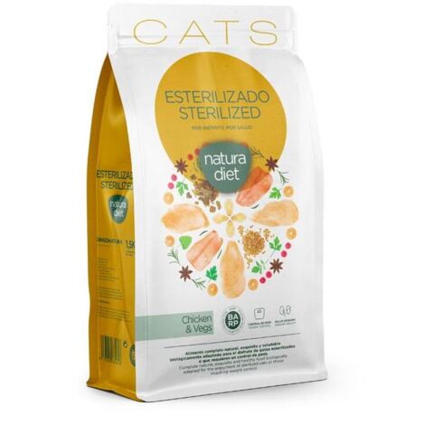 NATURA DIET CAT Poulet stérilisé 1,5 kg
