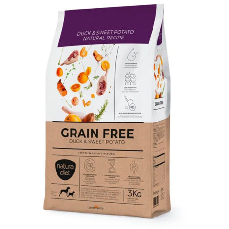 NATURA DIET DOG Wild Instinct Sans Céréales Canard et Patate Douce 3 kg (1/2)