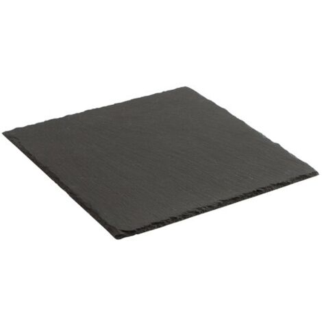 PLATEAU CARRÉ EN ARDOISE - 30X30 CM (1/2)