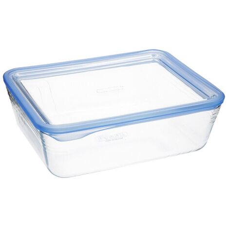 Boîte de conservation avec couvercle « Zero Plastic » transparente (1/3)