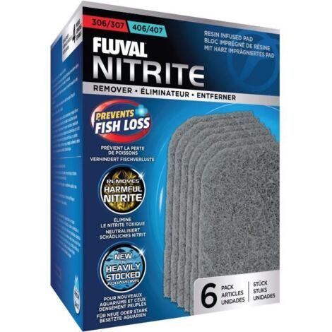 Filtre à nitrate Fluval - 307/407 - 6 pièces - Bleu - Pour poissons d'eau froide (1/4)