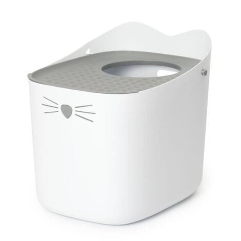 Bac à litière pour chat - CATIT - Pixi Box - Entrée par le haut (1/5)