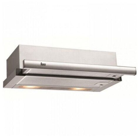 Hotte casquette 60 cm – Capacité d'extraction 339 m³/h – Filtres à graisse en aluminium – Éclairage LED – Teka (1/5)