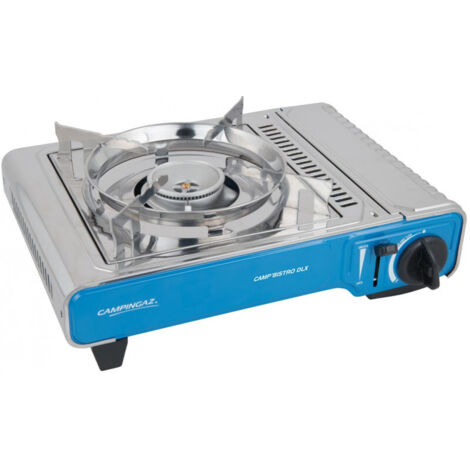 Campingaz – Réchaud de camping bistro DLX 2200W – Brûleur en acier inoxydable – Allumage piézo – Compartiment sécurité cartouche CP250 – 2000037341 (1/4)