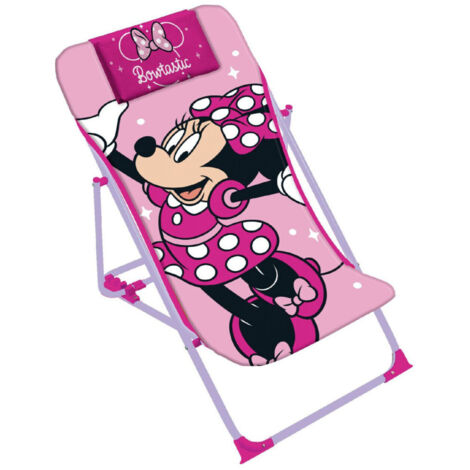 Chaise Longue Pliante - Disney Minnie Mouse - 61x43x66 cm