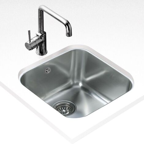 Evier sous plan 1 cuve 40x40cm TEKA - 10125005 (1/7)