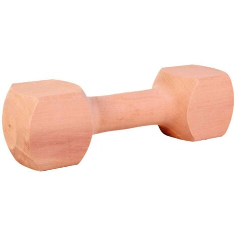 Haltère bois de traction, ronde 23 cm, env. 400 g