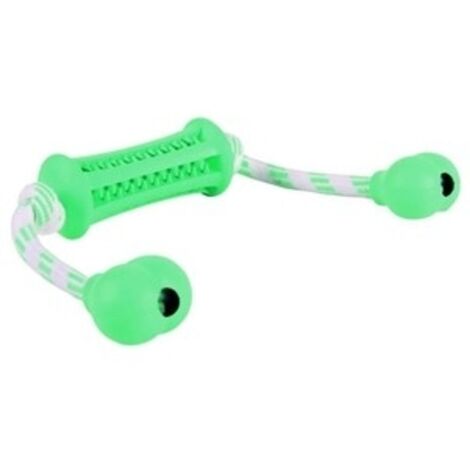 Denta fun bâton avec corde, menthe, caout. natur. 9 cm/37 cm