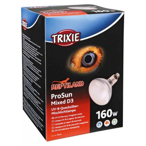 Lampe uv-b prosun mixed d3, dém. automatique ø 115 × 285 mm, 125 w