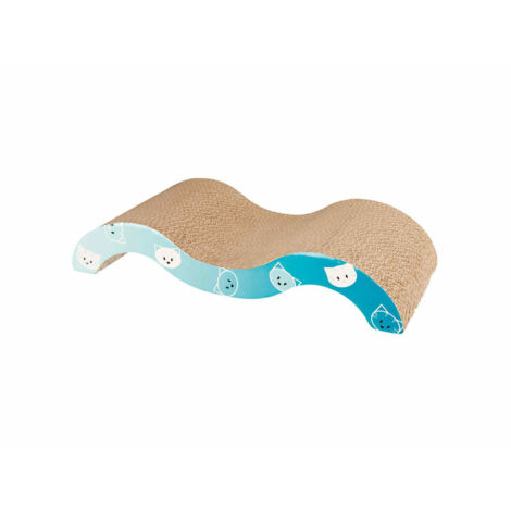 TRIXIE Griffoir vague Mimi - Turquoise - Pour chat (1/4)