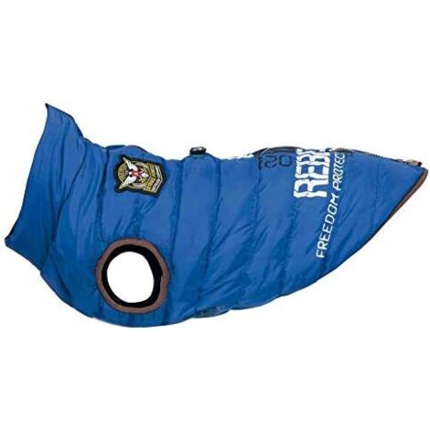 Manteau Saint-Malo avec harnais taille XS 30cm D42cm bleu (1/4)