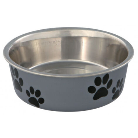 TRIXIE ECUELLE EN ACIER INOX ENDUIT PLASTIQUE EXTERNE 0,25 L 12 CM (1/3)