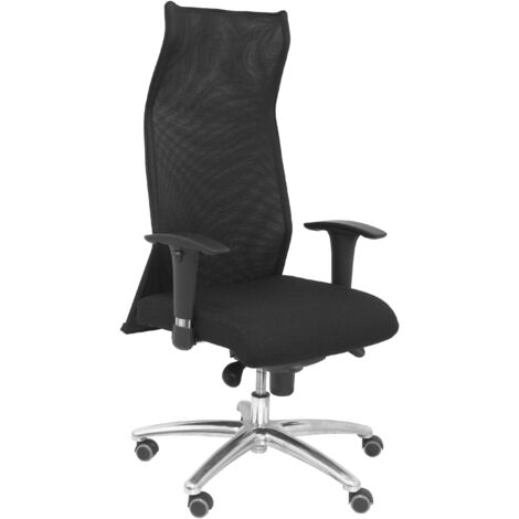 Fauteuil Sahuco XL bali noir jusqu'à 160kg (1/5)