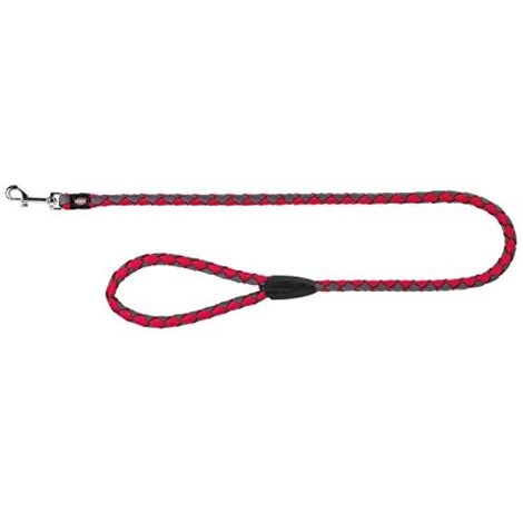 TRIXIE CAVO LAISSE SM : 1 M - Ø 12 MM - FUCHSIA ET GRIS GRAPHITE - POUR CHIEN TRI143411 (1/3)
