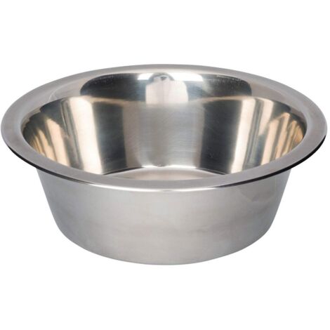 TRIXIE GAMELLE POUR CHIEN EN ACIER INOXYDABLE AVEC BASE EN CAOUTCHOUC ZOO TX-24844