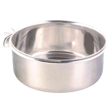 Gamelle, inox + support à suspendre, fixation vis 900 ml/ø 14 cm (1/3)