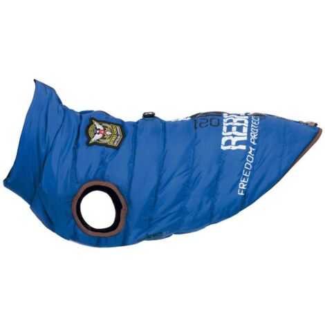 Manteau Saint-Malo avec harnais taille S 33cm D48cm bleu (1/4)