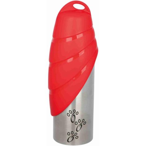 Gourde avec écuelle, en acier inoxydable/plastique 0,75 L