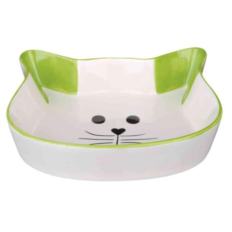 Gamelle, tête de chat avec visage, en céramique 0,25 L/12 × 12 cm (1/4)