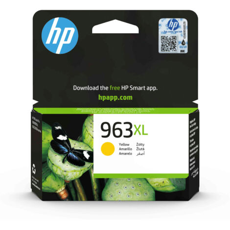 Ink-jet hp 963 xl officejet pro 9010 / 9020 / 9022 / 9023 / 9025 amarillo 1600 paginas (1/5)