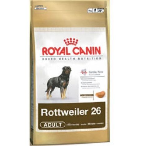 Nourriture que Royal Canin Rottin Rottweiler Dogs adultes et matures (љ partir de 18 mois) - 12 kg (1/4)