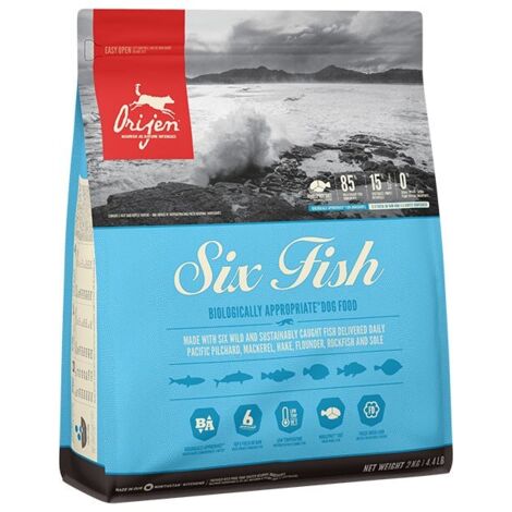 ORIJEN Six Fish - croquettes pour chien - 2 kg (1/2)