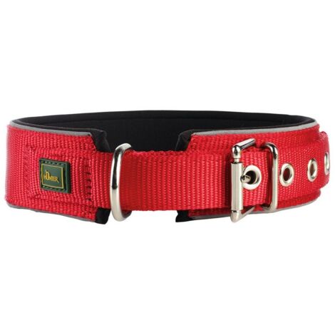 Collier pour Chien Hunter Neoprene Reflect Rouge (54-61 cm) (1/3)