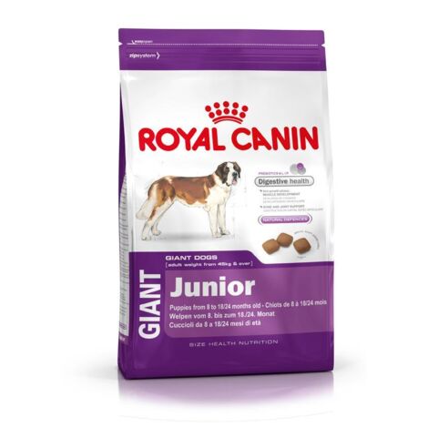 Nourriture que Royal Canin Giant Junior Taille Taille Taille Taille (de 8 љ 24 mois) - 15 kg (1/2)
