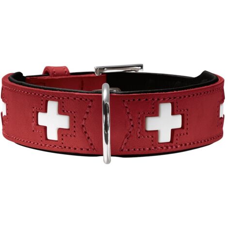 Collier pour chien hunter swiss rouge/noir (41-49 cm) (1/5)