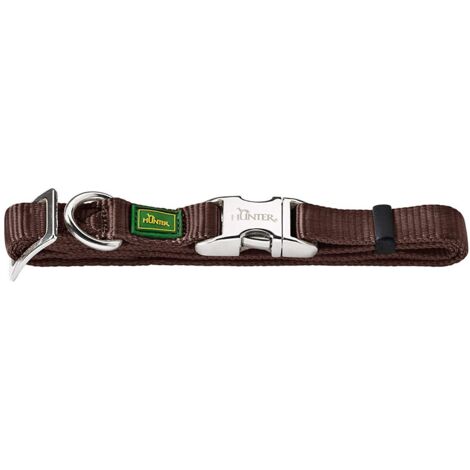 Hunter - Vario Collier de base avec fermoir de aluminium L collier 45-65 cm marron (1/5)