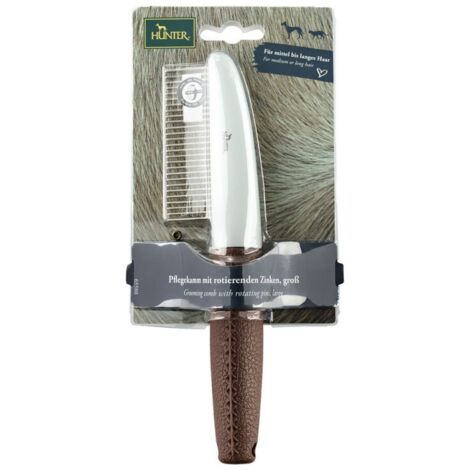 Brosse à Cheveux Hunter Plaque Tournante Râteau Taille L (1/2)
