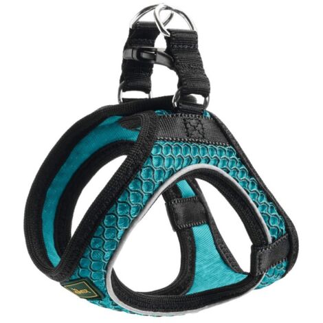 Harnais pour Chien Hunter Hilo Comfort 55-60 cm Taille M Turquoise (1/5)