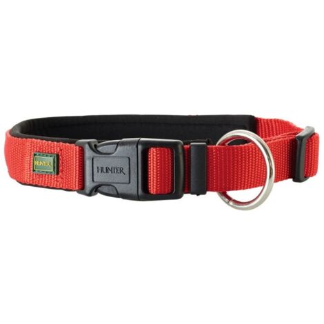 Collier pour Chien Hunter Neopren Vario Rouge (30-35 cm) (1/3)