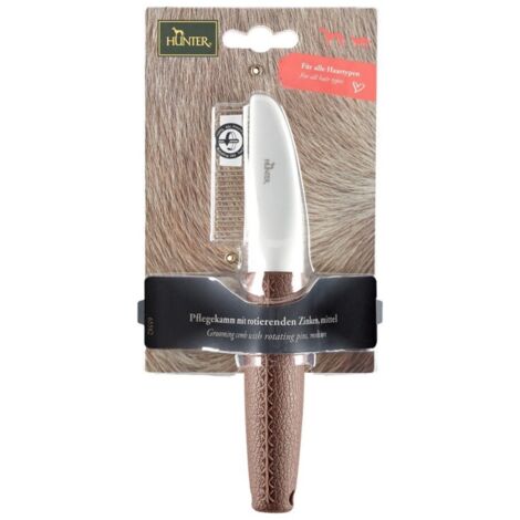 Brosse à Cheveux Hunter Plaque Tournante Râteau Taille M (1/4)